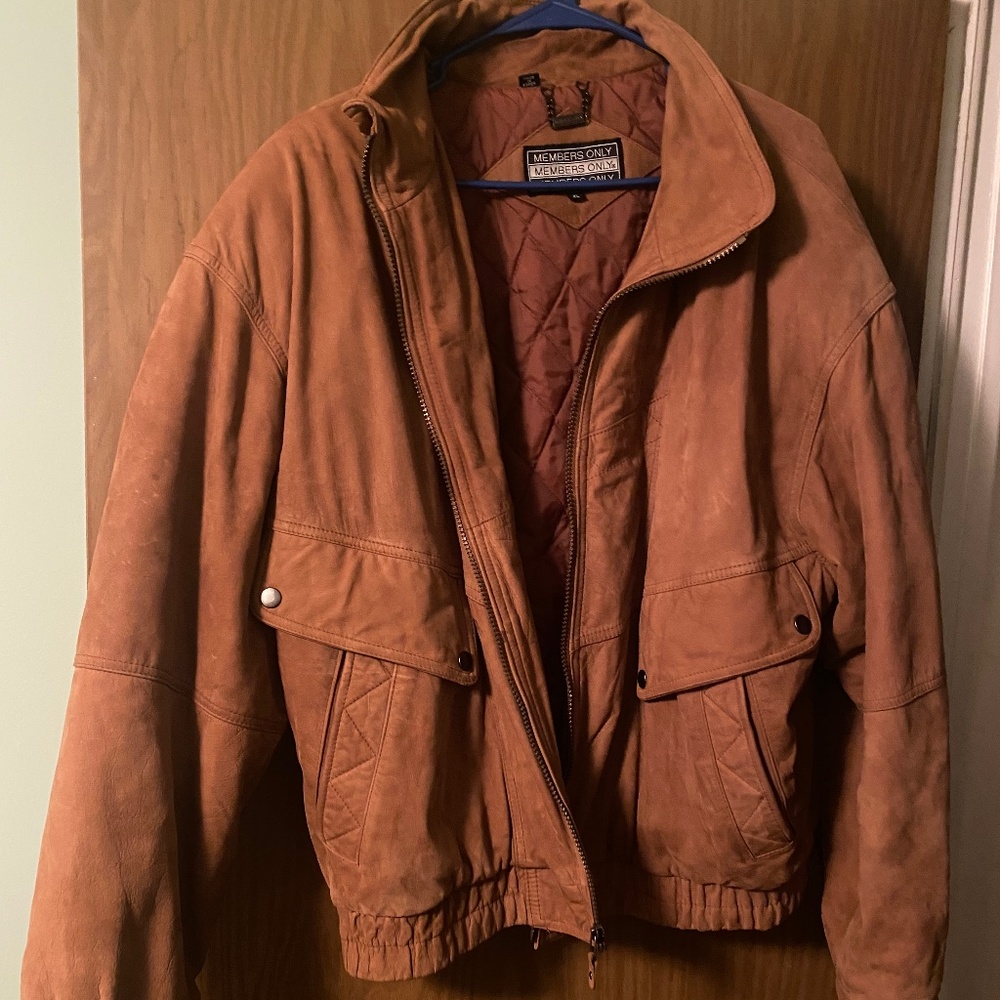 Members only leather jacket